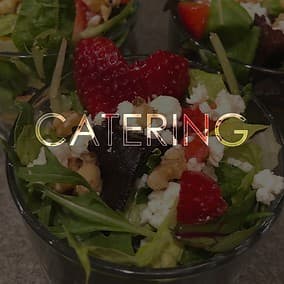 Prepared catering containers